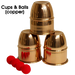Cups & Balls (Copper) by Premium Magic - Trick