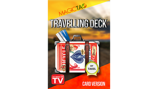 Travelling Deck Card Version Blue (Gimmick and Online Instructions) by Takel - Trick