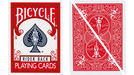 Split Pop Eyed Popper Deck Bicycle (Red)