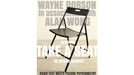Take A Seat (Gimmicks and Instructions) by Wayne Dobson and Alan Wong - Trick