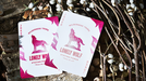 Lonely Wolf (PINK) Playing Cards by Bocopo