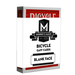Blank Face Bicycle Cards (Red)