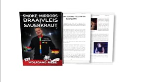 demonstration video of Smoke, Mirrors, Braaivleis & Sauerkraut by Wolfgang Riebe - ebook