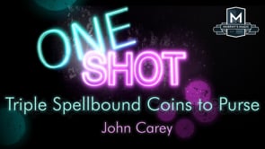 demonstration video of MMS ONE SHOT - Triple Spellbound Coins to Purse by John Carey - Video Download