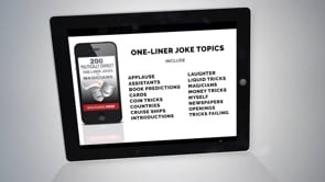 demonstration video of 200 POLITICALLY CORRECT One-Liner Jokes for Magicians by Wolfgang Riebe - ebook