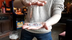 demonstration video of Visible Coin Through Glass by Jack Griggs - Mixed Media Download