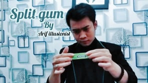 demonstration video of Split Gum by Arif Illusionist - Video Download