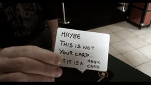 demonstration video of This is Not Your Card by Mister David and Mauro Brancato Merlino (With Gimmick) - Video Download