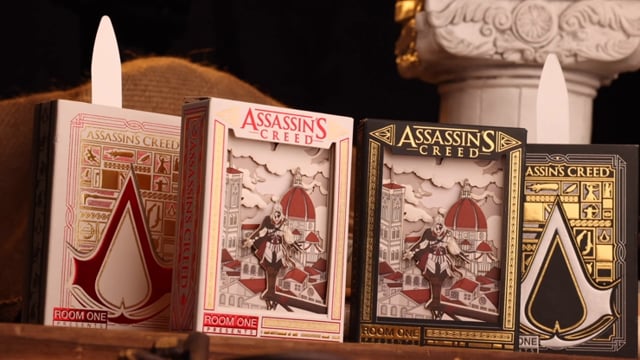 demonstration video of Assassin's Creed Legacy (Hidden Blade White) Playing Cards