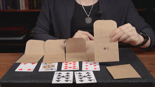 demonstration video of Schrödinger's Envelopes by Mato & TCC Magic