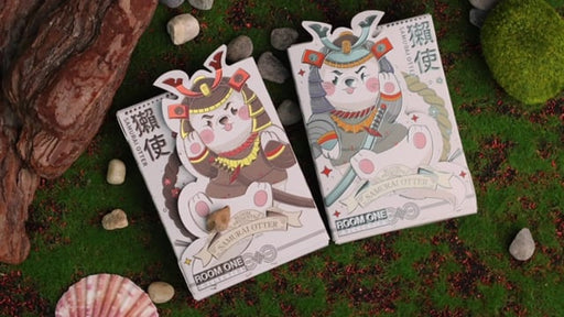 demonstration video of Samurai Otter Playing Cards - Bushido Edition (Scarlet) Playing Cards