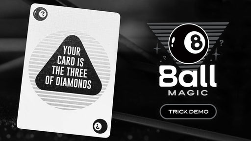 demonstration video of 8 Ball Magic Playing Cards by Mechanics Industries