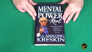 demonstration video of Mental Power is Real (The Amazing Kreskin)
