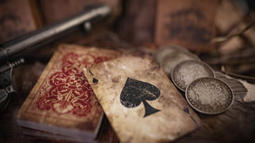 demonstration video of Deadwood Marked (Red) Playing Cards by Matthew Wright and Mark Bennett