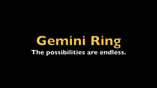 demonstration video of Gemini Ring Brass by Chazpro