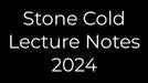 demonstration video of Jeff Stone's 2024 Lecture Notes by Jeff Stone