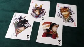 demonstration video of Akita Playing Cards by Blue Moon Co