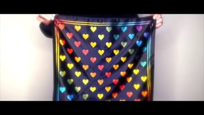 demonstration video of Love Bandana - Rainbow by Lee Alex