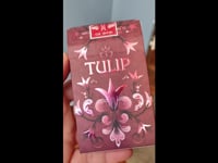 demonstration video of Grand Tulip Red Gilded Playing Cards