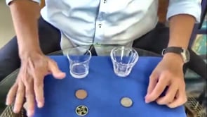 demonstration video of Johnny Wong's Super CSB (Eisenhower Dollar Size) by Johnny Wong- Trick