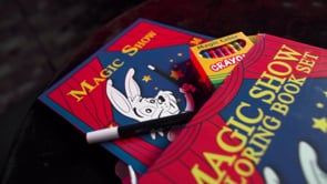 demonstration video of MAGIC SHOW Coloring Book STANDARD SET (3 way) by Murphy's Magic