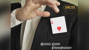 demonstration video of Rising Card from Pocket (wireless remote) by Sorcier Magic - Trick