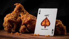 demonstration video of Fried Chicken Playing Cards