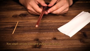 demonstration video of Fireball Wand (The Spellcaster) Magic Shooting Wizard's Wand - Trick