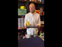 demonstration video of Jumping Silk in Glass by Ickle Pickle Products - Trick