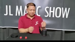 demonstration video of Dice Cup by JL Magic - Trick