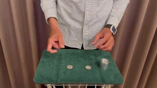 demonstration video of Super Cup PERCISION (Half Dollar) by Johnny Wong (Gimmick and Online Instructions) - Trick