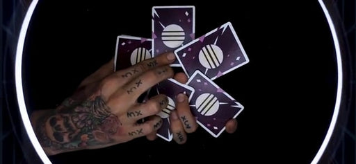 demonstration video of Retro Wave Playing Cards