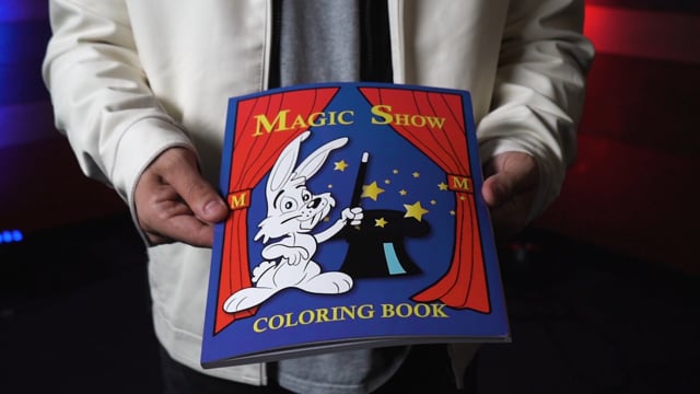 demonstration video of MAGIC SHOW Coloring Book (3 way) by Murphy's Magic